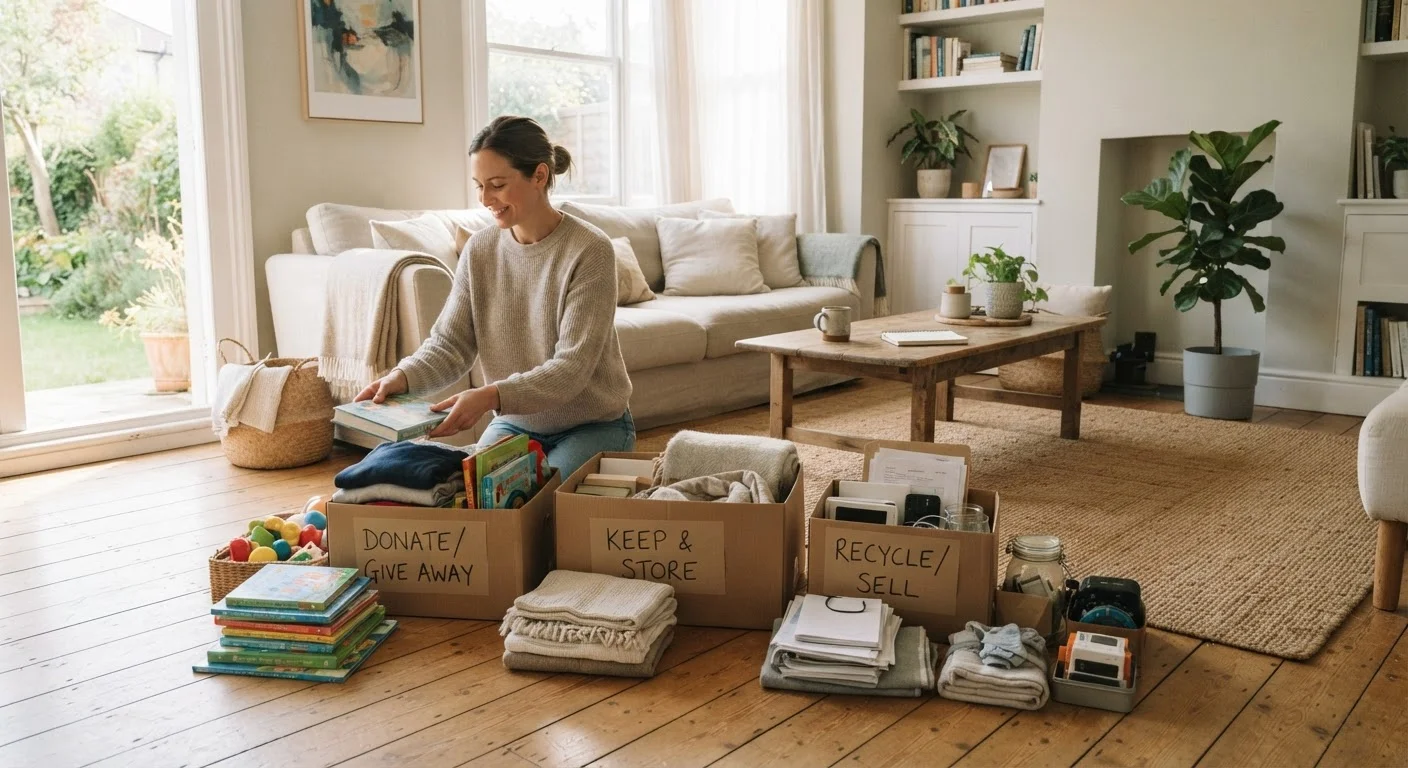 Decluttering a Family Home From First Pass to Finished: A Room-by-Room Walkthrough