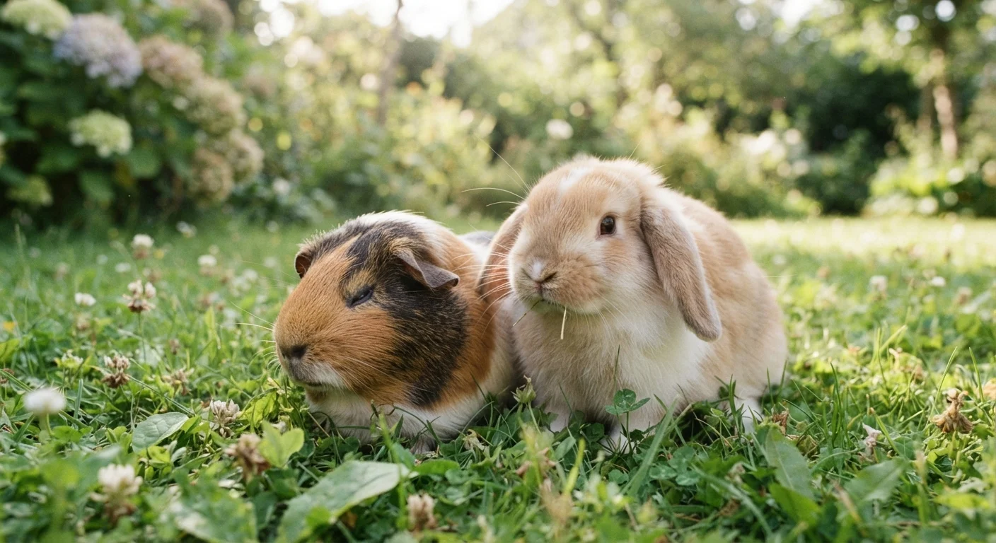Guinea Pigs vs. Rabbits: Comparing Two Popular Small Pet Companions