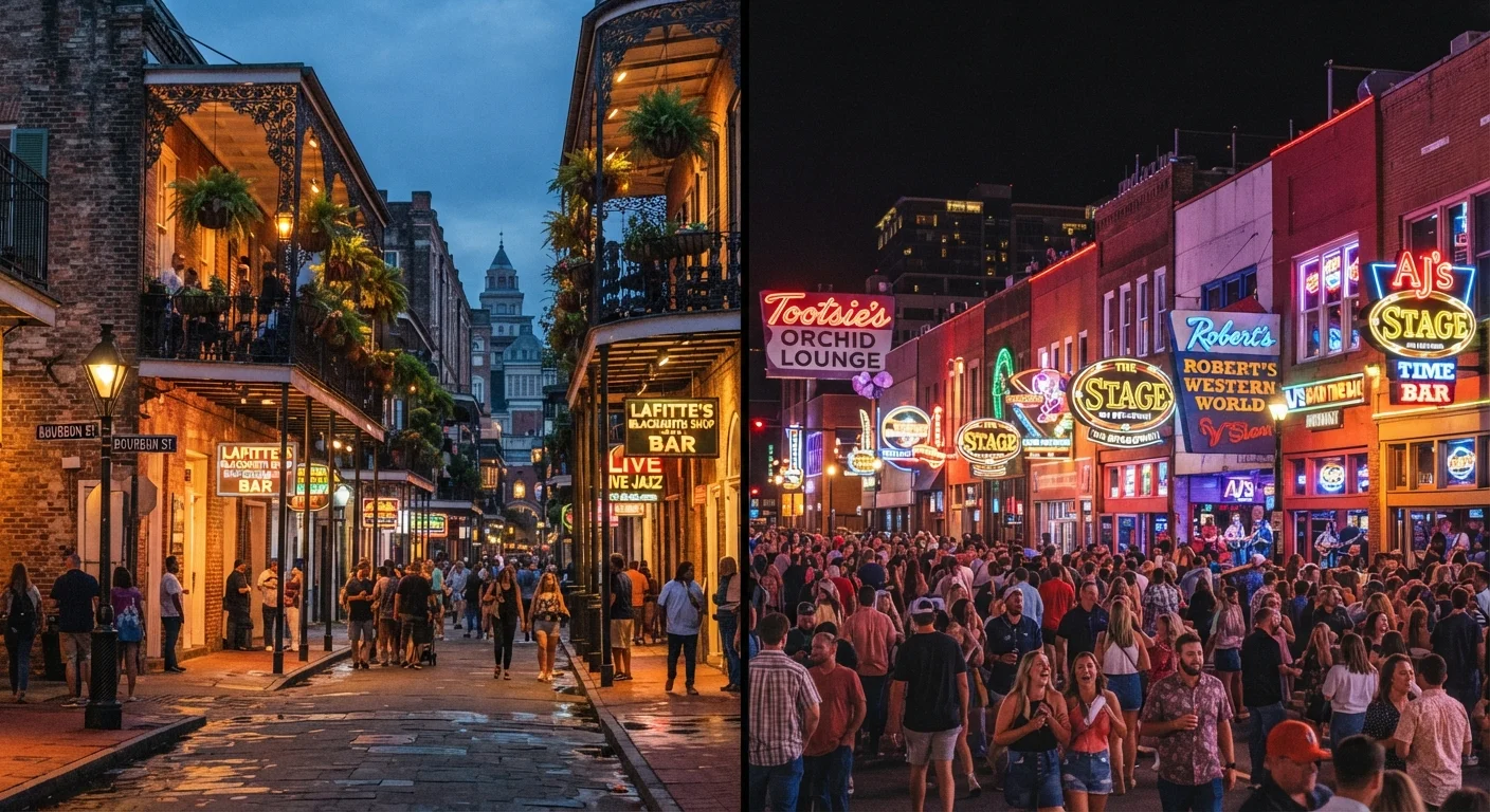 New Orleans vs. Nashville: Two Cities, Two Very Different Souls