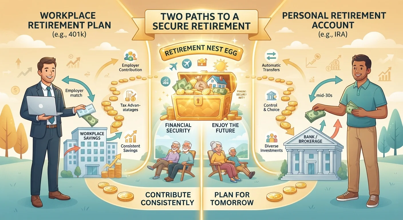 Tax-Advantaged Accounts Explained: 401(k)s, IRAs, and How They Differ