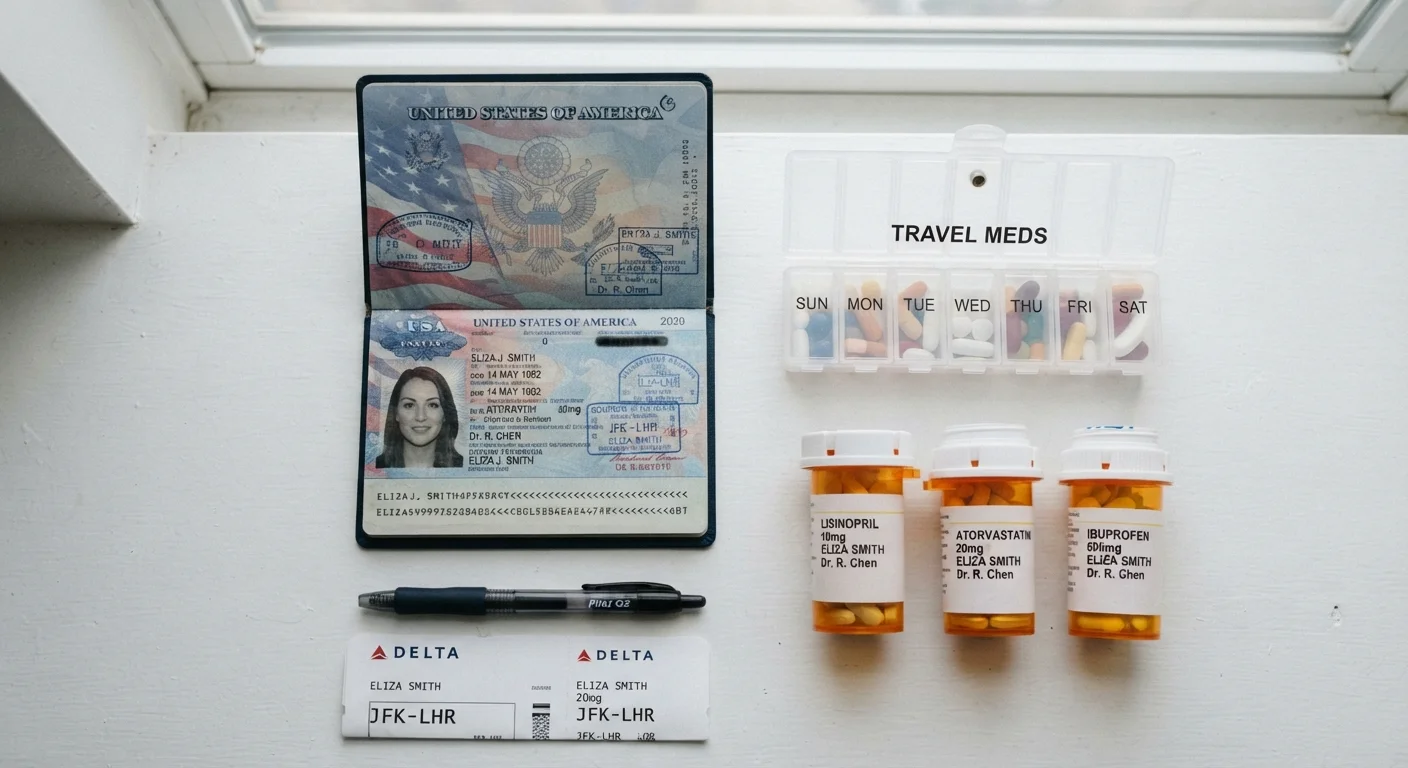 Traveling Internationally with Prescription Medications: Rules and Documentation