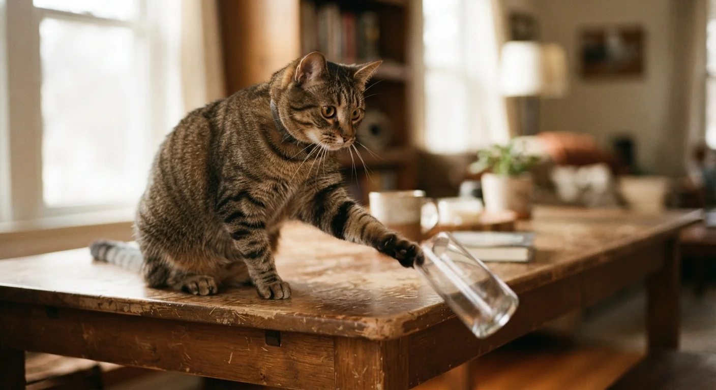 Why Cats Knock Things Off Tables (and What It Tells You About Their Instincts)